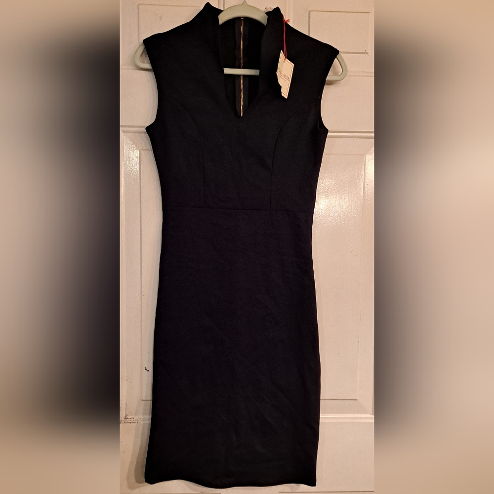 NWT Rolla Coster Black Midi Dress M